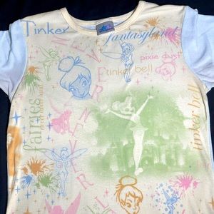 Vintage Disneyland resort tinker bell shirt